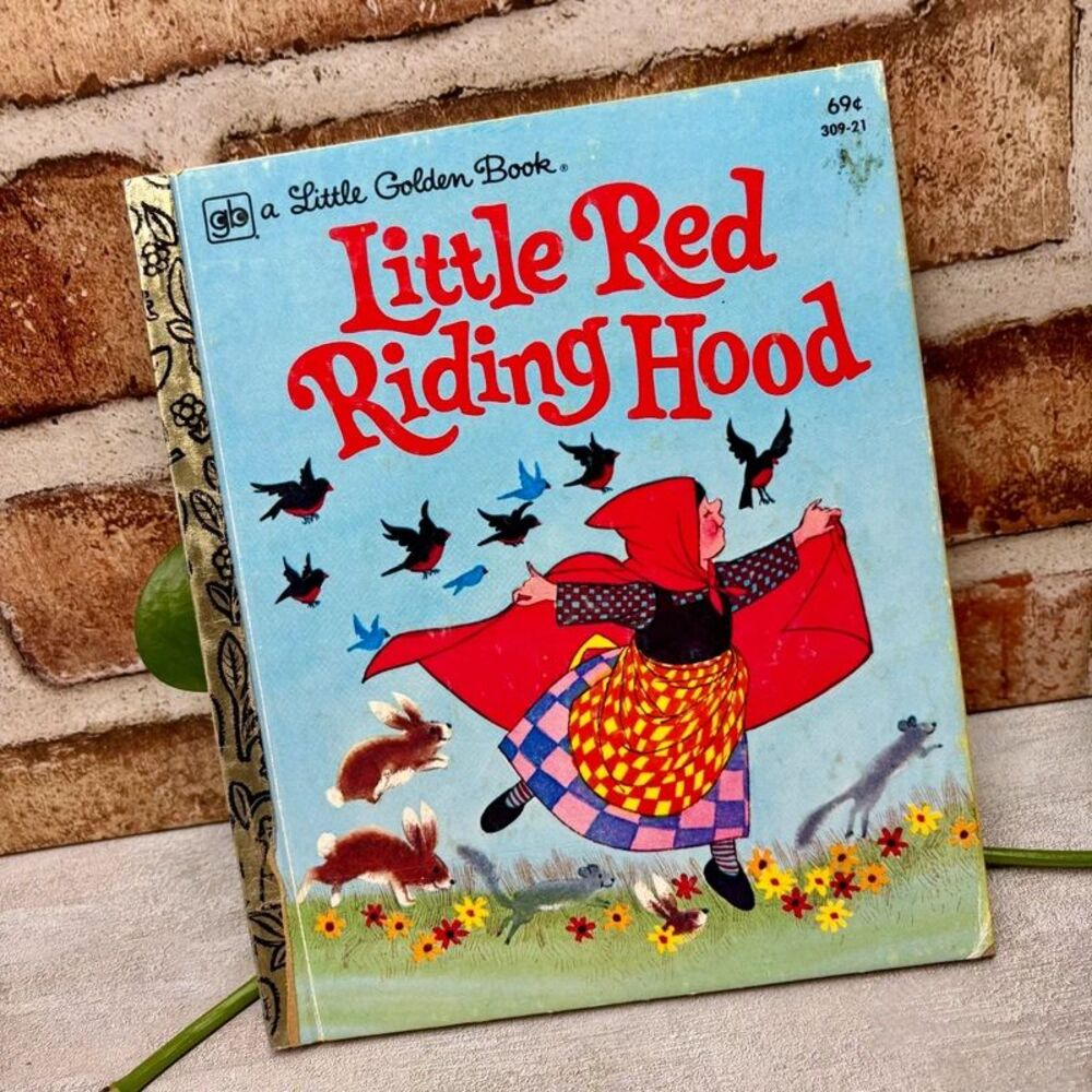 VTG 1980A Little Golden Book, Little Red Riding Hood HC